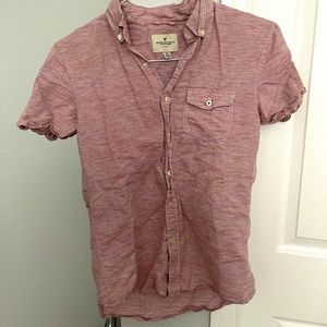 American Eagle Short Sleeves Button Down
